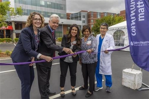 Building A Expansion ribbon cutting ceremony at Salem Hospital