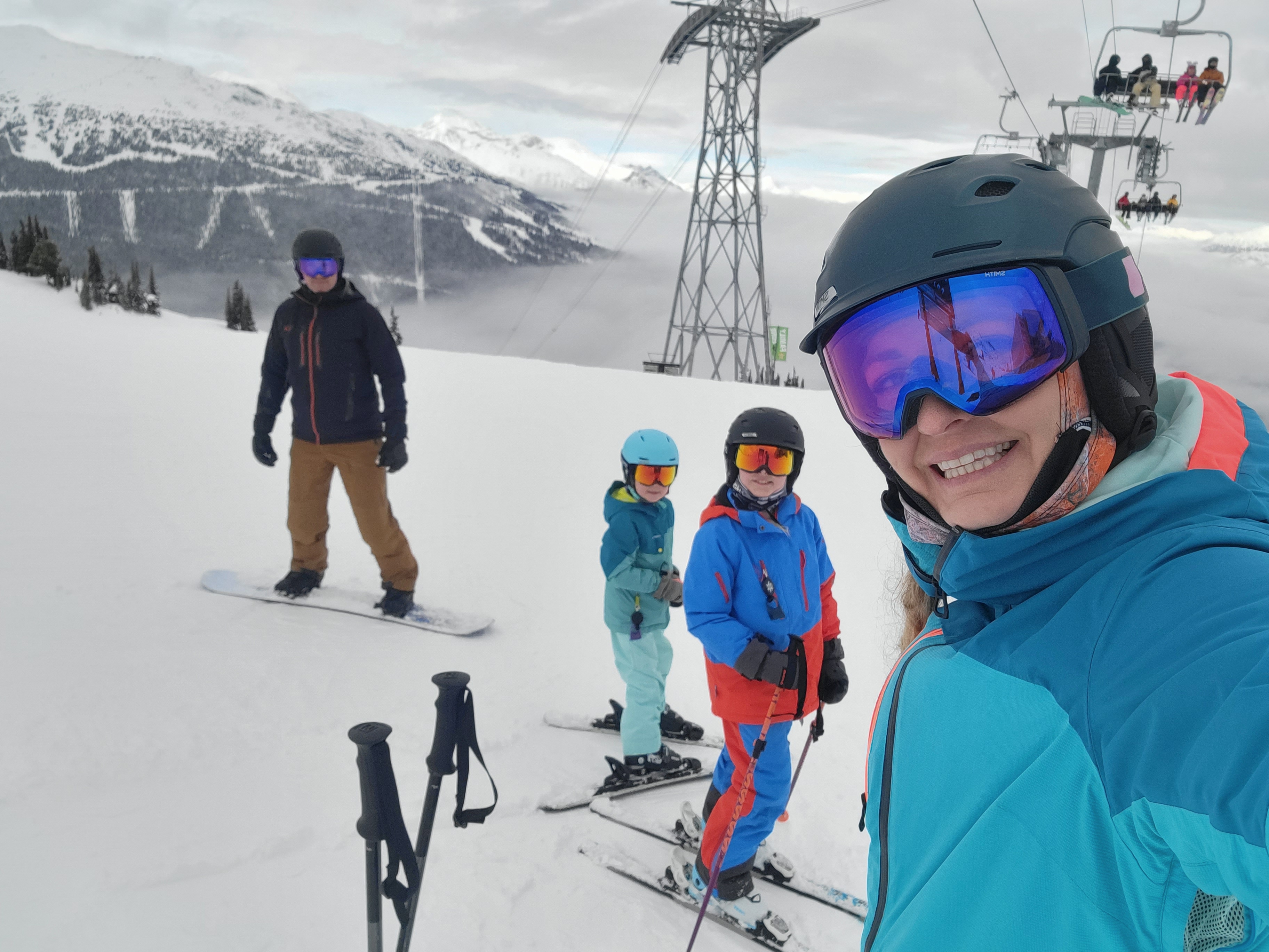 DrWebberontheskislopeswithherfamily