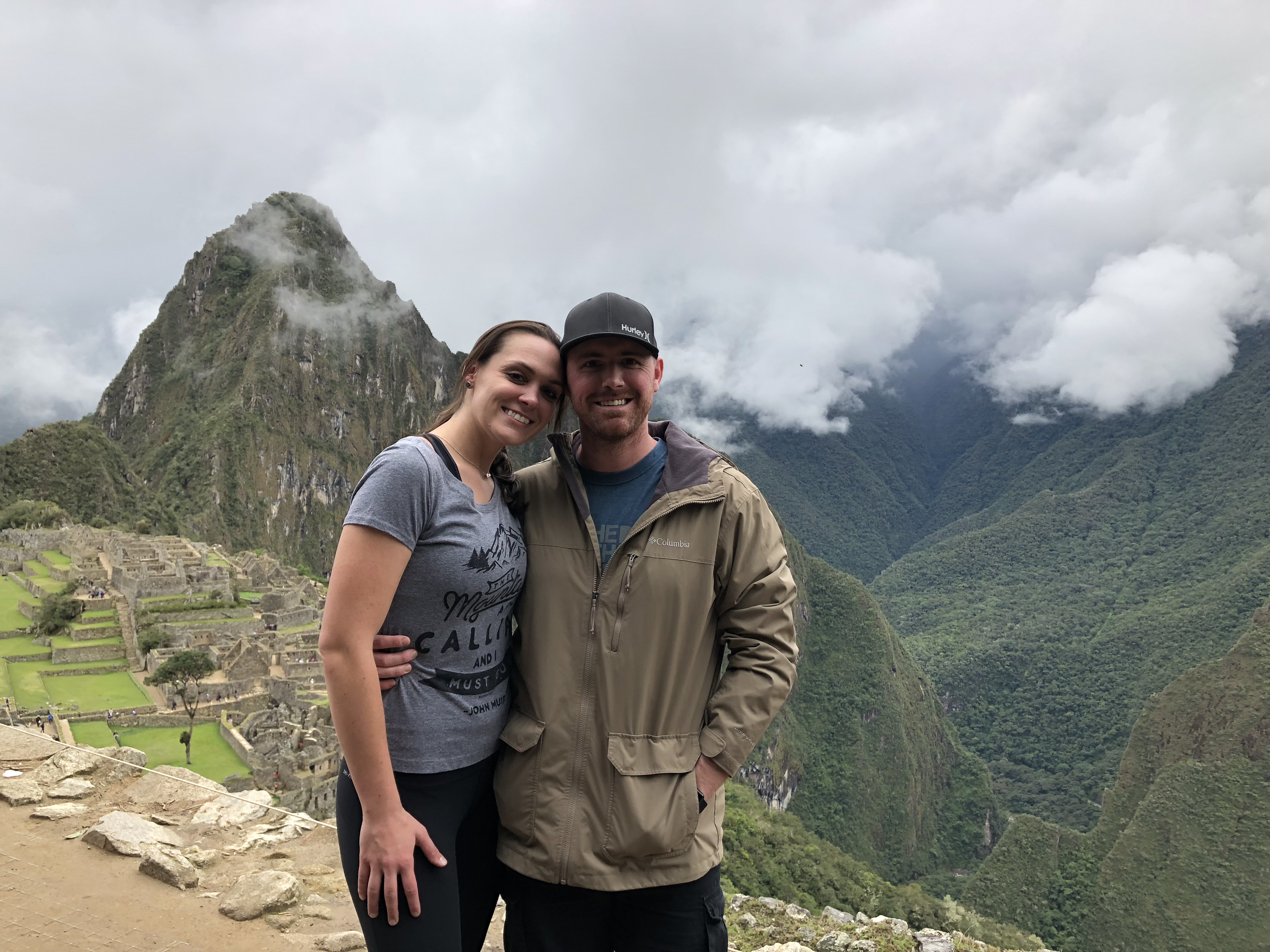 DrMeierandherhusbandposewhiletravellinginthemountains