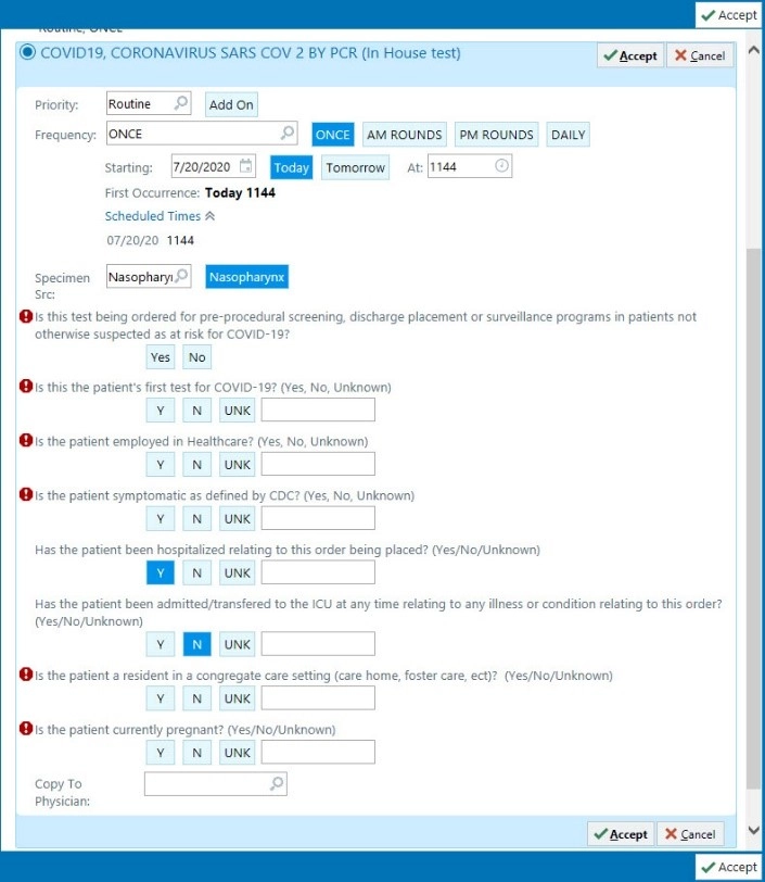 PCR screenshot