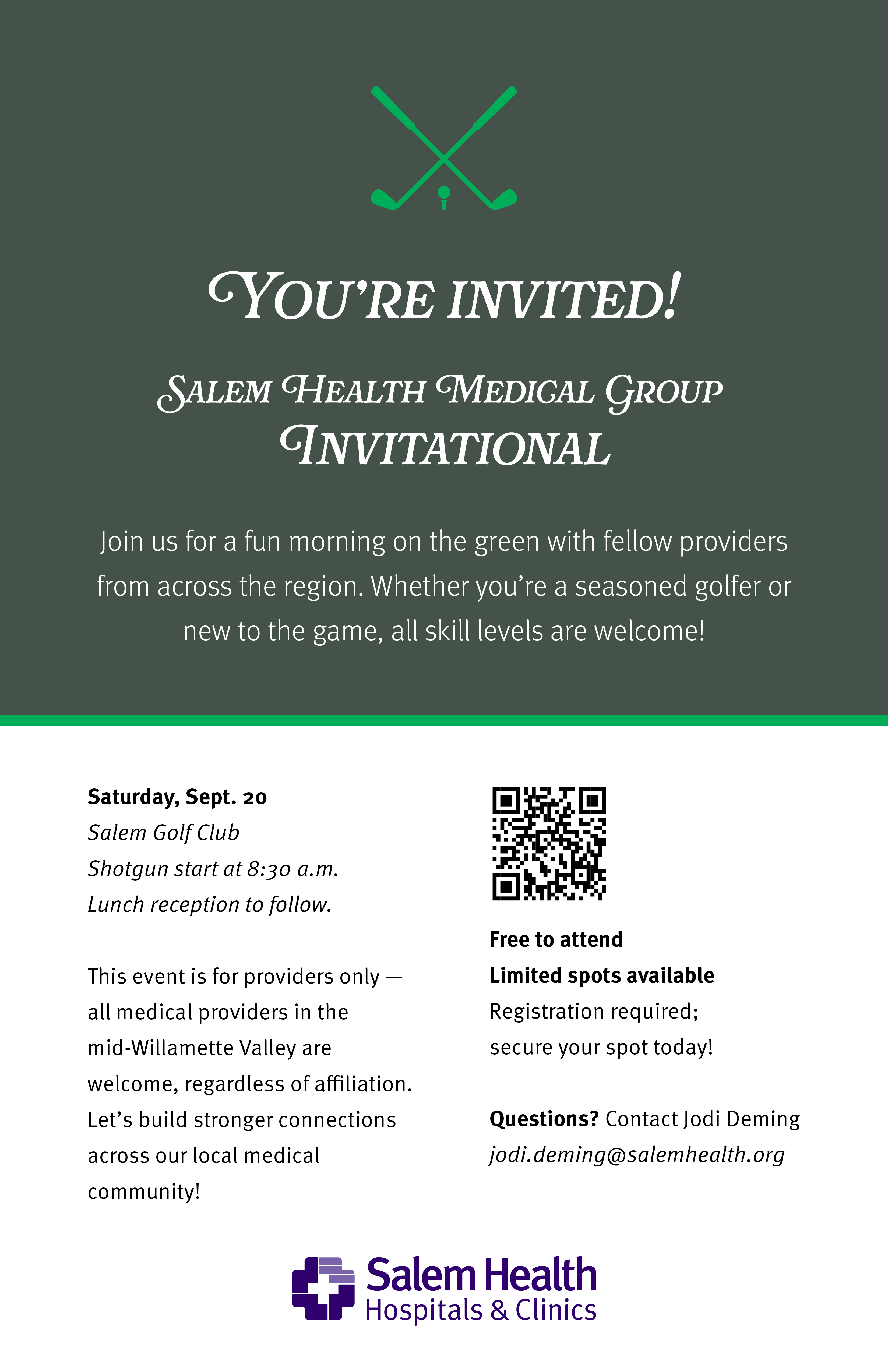 SHMG-2727 Salem Health Medical Group invitational - Golf Invitation-FINAL