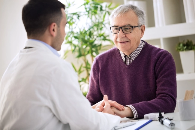 doctor with patient