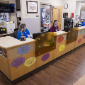 Mother Baby Unit nurses' station at Salem Hospital's Family Birth Center in Salem Oregon