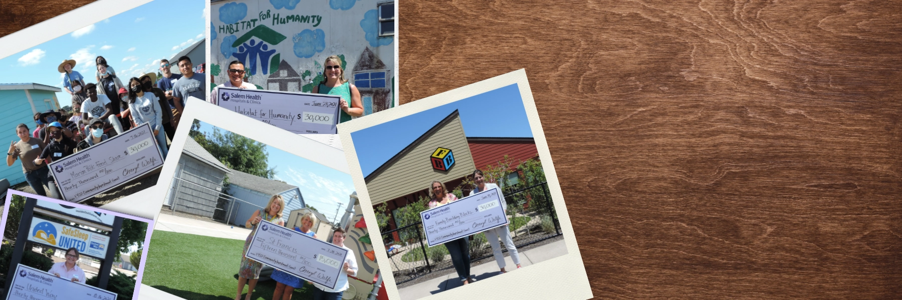 PhotocollageofrecipientsofFY21-22CommunityBenefitGrants