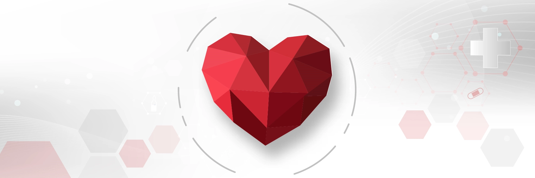 Astylizedpixellatedheartshape