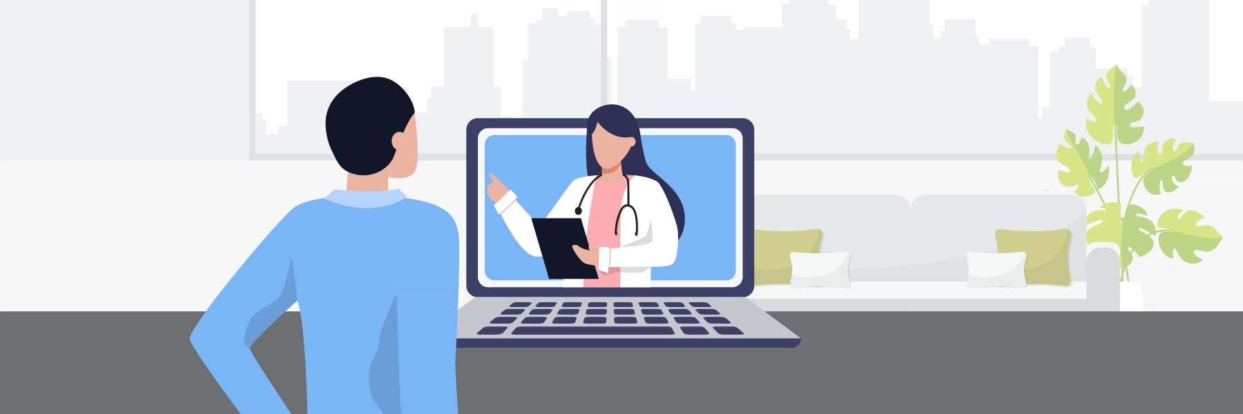 Apatientdoingavideovisitwithaprovider