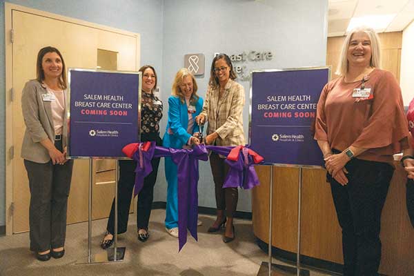 Breast Care Center ribbon cutting