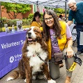 PettherapyvolunteerattheannualCancerSurvivorsCelebration