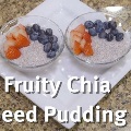 TwoglassbowlsfilledwithFruityChiaSeedPudding