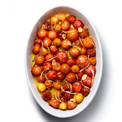 Adishwithslow-roastedcherrytomatoes