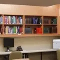 WorkstationsandbookshelvesintheStaffLibrary