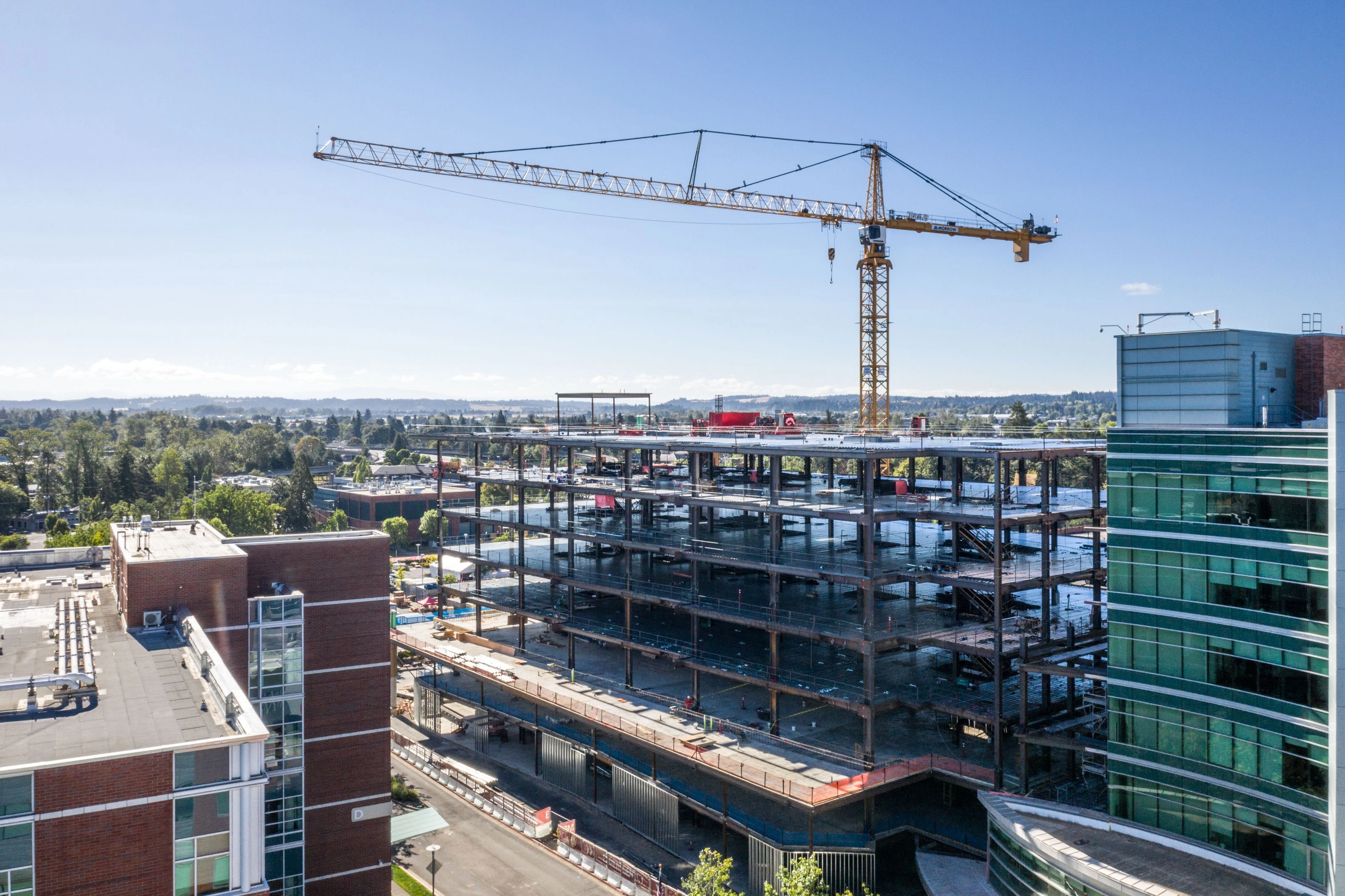 Viewofthesteelstructure