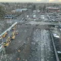 Demolitionoftheemergencydepartmentsparkinglot