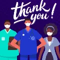 BannerimagesofcartoonhealthcarestaffthatsaysThankYou