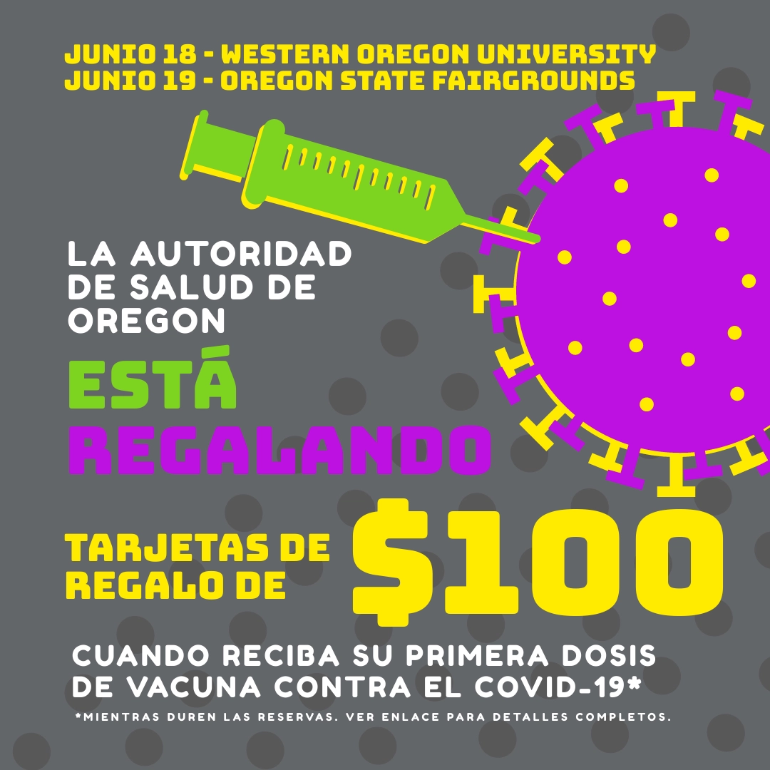 OregonHealthAuthoritygivingawaygiftcardswhenyougetyourfirstdoseofvaccine