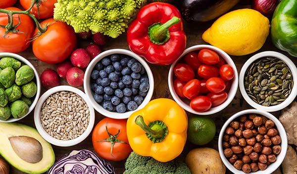 Alimentos saludables e integrales