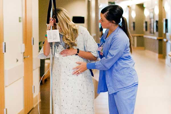 Salem Health patient in labor