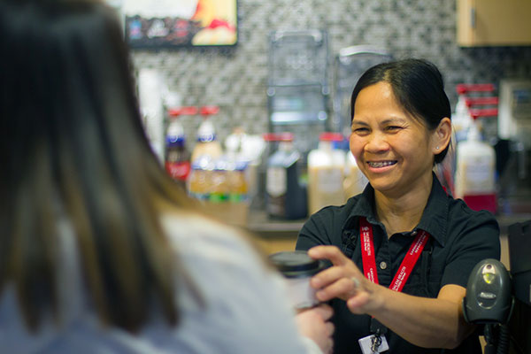 Coffee time at a Salem Health cafe