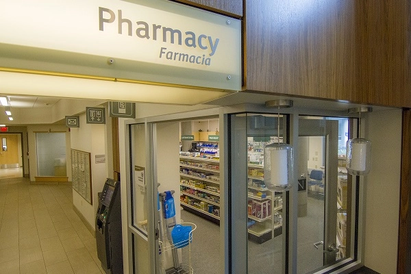 Retail pharmacy exterior