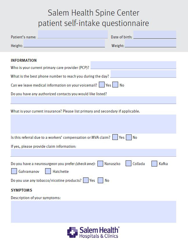 SpineCenterFillableForm