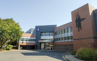 A view of Salem Hospital Building S from the street.