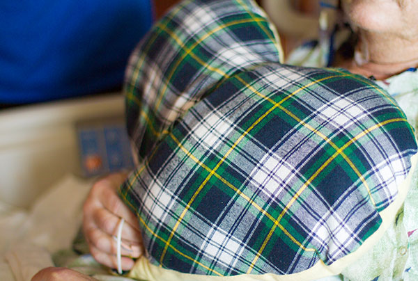 Heart pillow for patients