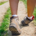 Feetwalkingontrailrollinganklecausingasprain