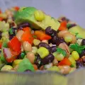closeupoftheblackbeansaladfromtherecipe