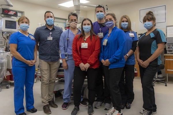 Staff members of the Salem Health emergency department.