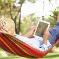 Layinginahammocklookingatyourtablet