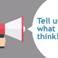 CartoonofamegaphonesayingTellUsWhatYouThink