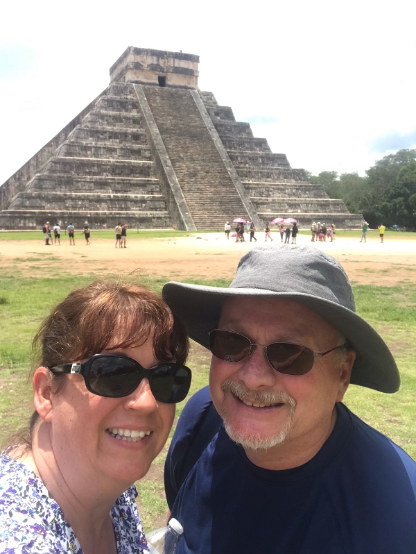 Nichols enjoyed visiting Mexican archeological sites in spite of his recent cancer treatment