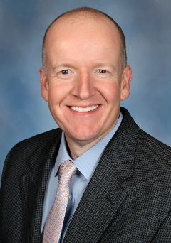Portrait of James Parr, Salem Health executive vice president of operations and chief financial officer