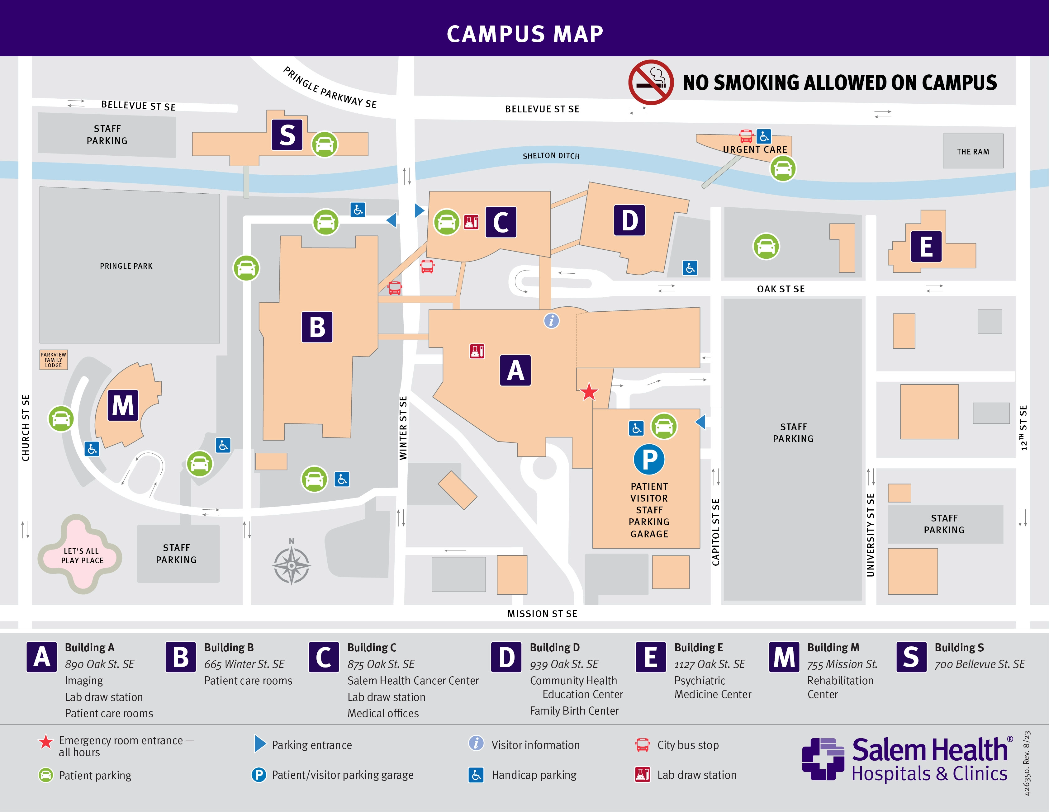 MapofSalemHospitalcampusAugust2023