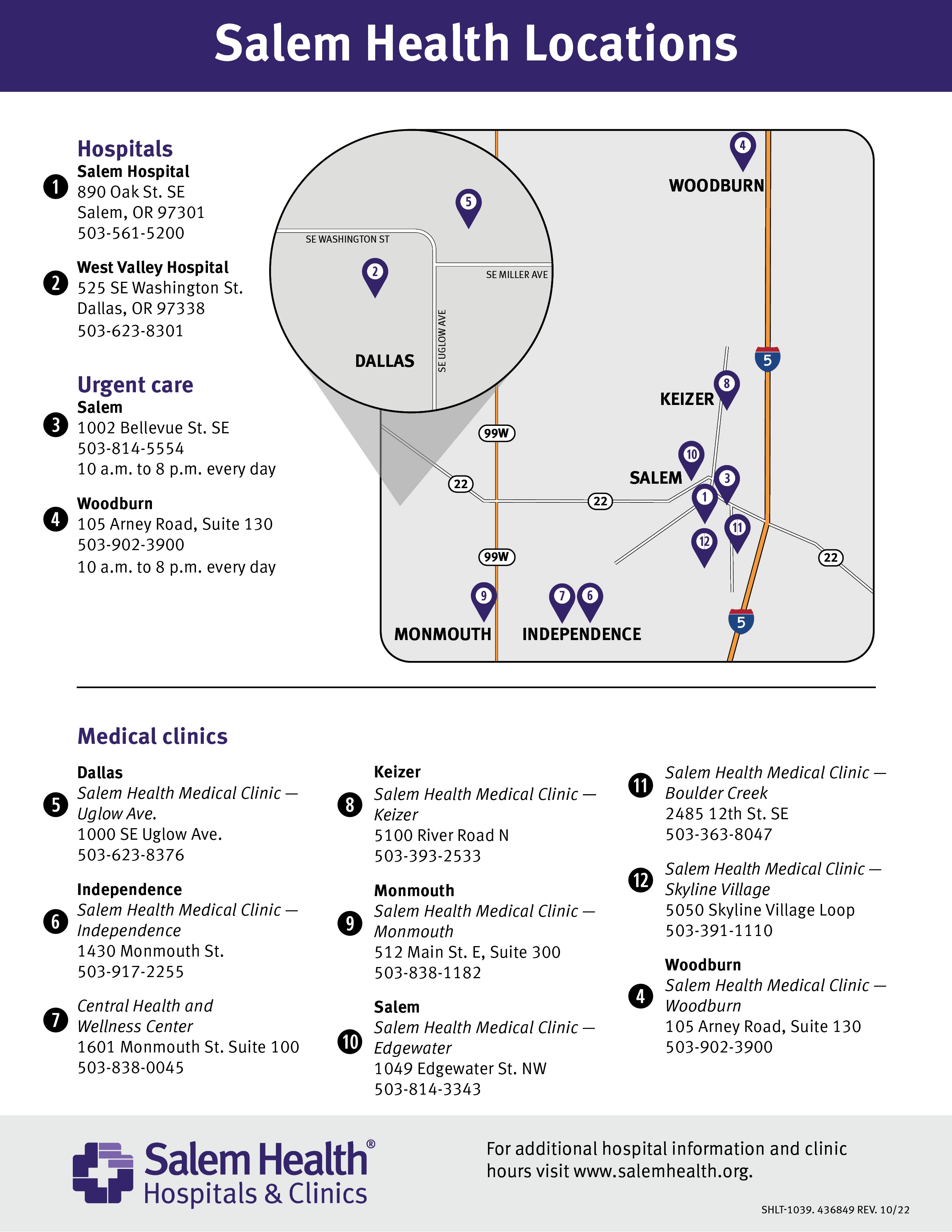 Visitor Map | Patient Visitor | Salem Health